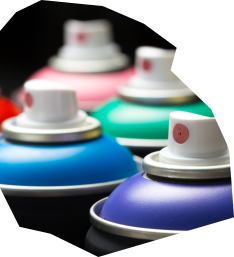 Sprays de pintura